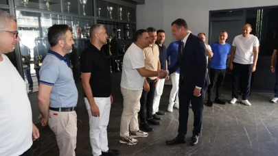Alanya Kaymakamı’ndan Alanyaspor’a veda ziyareti