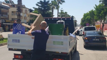 Konyaaltı’nda kaldırım işgaline geçit yok