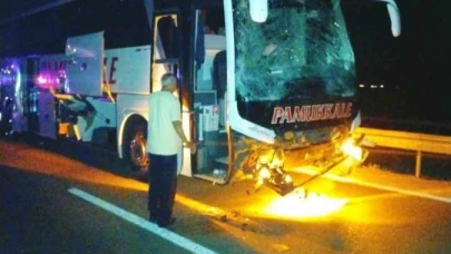 Burdur’da zincirleme kaza: 2 yaralı