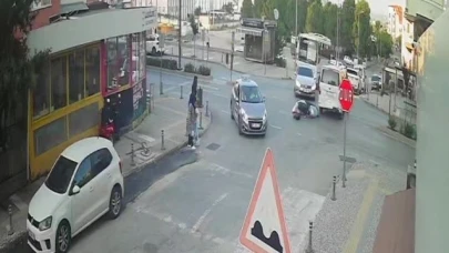 Önüne çıkan araca çarpmamak için motosikletini devirdi: 1 yaralı