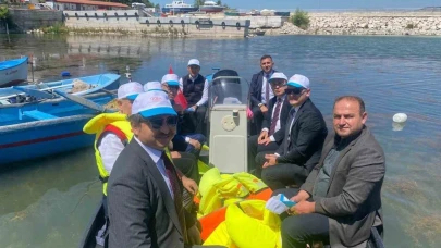 Cumhurbaşkanlığı DDK Heyeti, Eğirdir Gölü’nde kuraklık alarmını inceledi