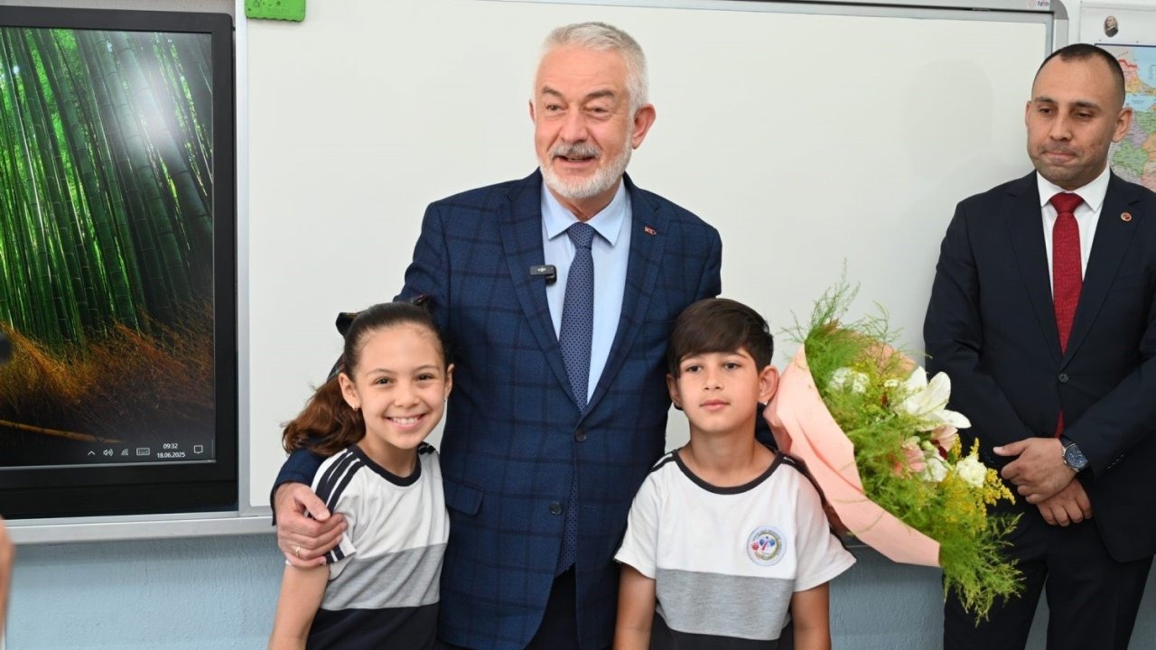 Minik yürekler davet etti, Başkan Başdeğirmen öğrencilerle buluştu