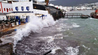 Meteorolojiden Bodrum-Marmaris arası denizde fırtına uyarısı