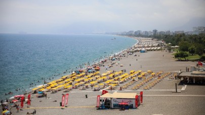 Sınav bitti, sahiller doldu