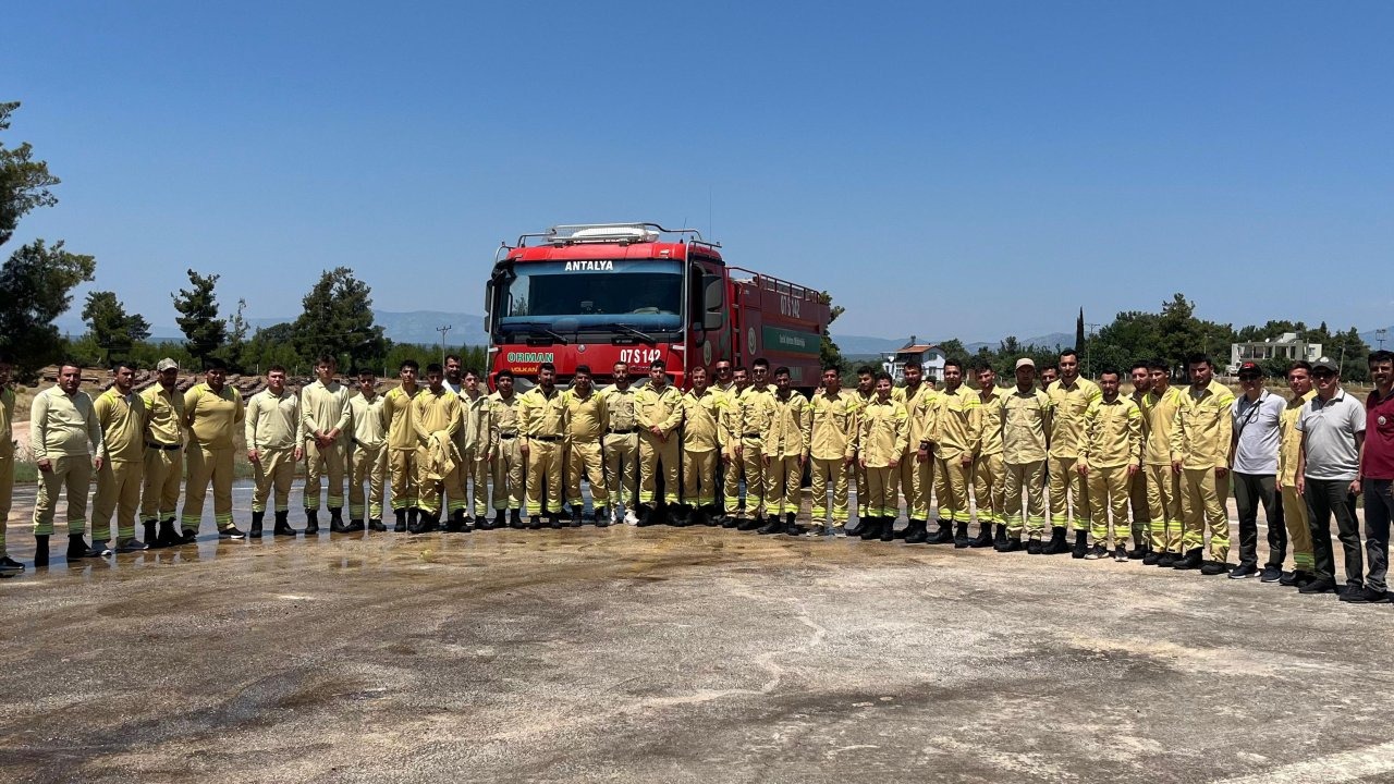 Serik orman işletmeden yangınlara önlem