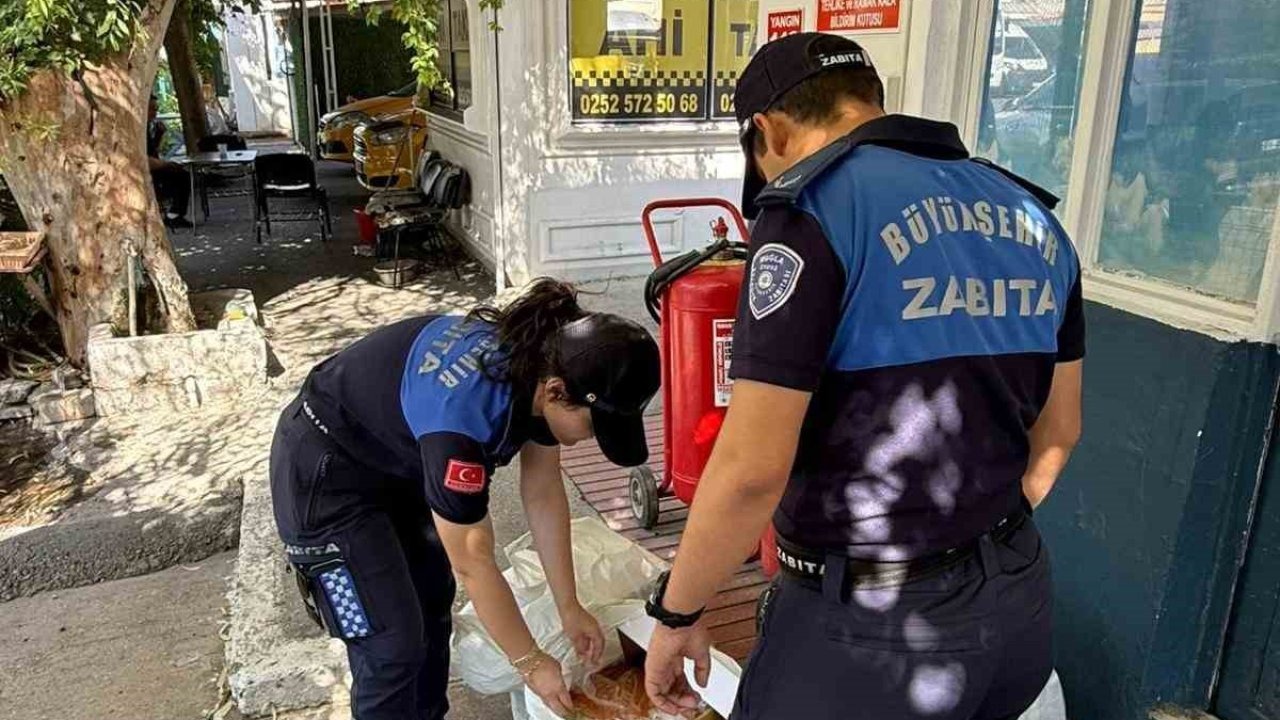 Yatağan Otogarı’nda etiketsiz 60 kilogram et ele geçirildi