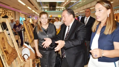 Deri sanatı sergisi açıldı