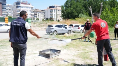 Kreş öğretmenleri yangın eğitimi aldı