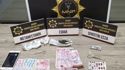 Mersin Anamur’da uyuşturucu ile mücadele 3 şüpheli yakalandı