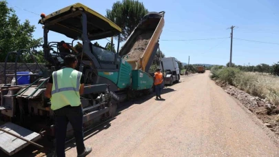 Büyükşehir’in kırsaldaki yol yatırımları devam ediyor