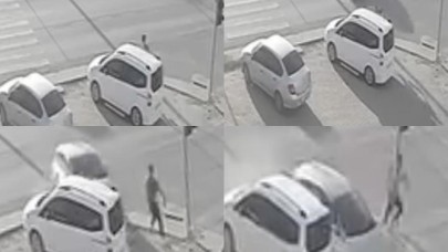 İki  ayrı kazada saniselerle ölümden kurtuluş: O anlar kamerada