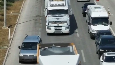 Mersin’de dron destekli denetim: 37 sürücüye 89 bin TL ceza