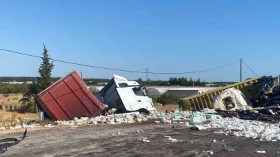 Antalya’da iki tır çarpıştı: 1 ölü, 1 yaralı