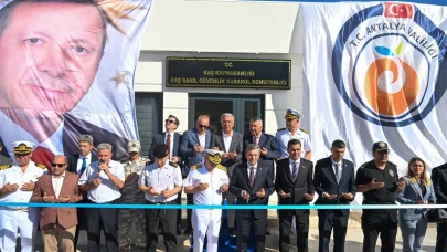 Kaş Sahil Güvenlik'e yeni bina