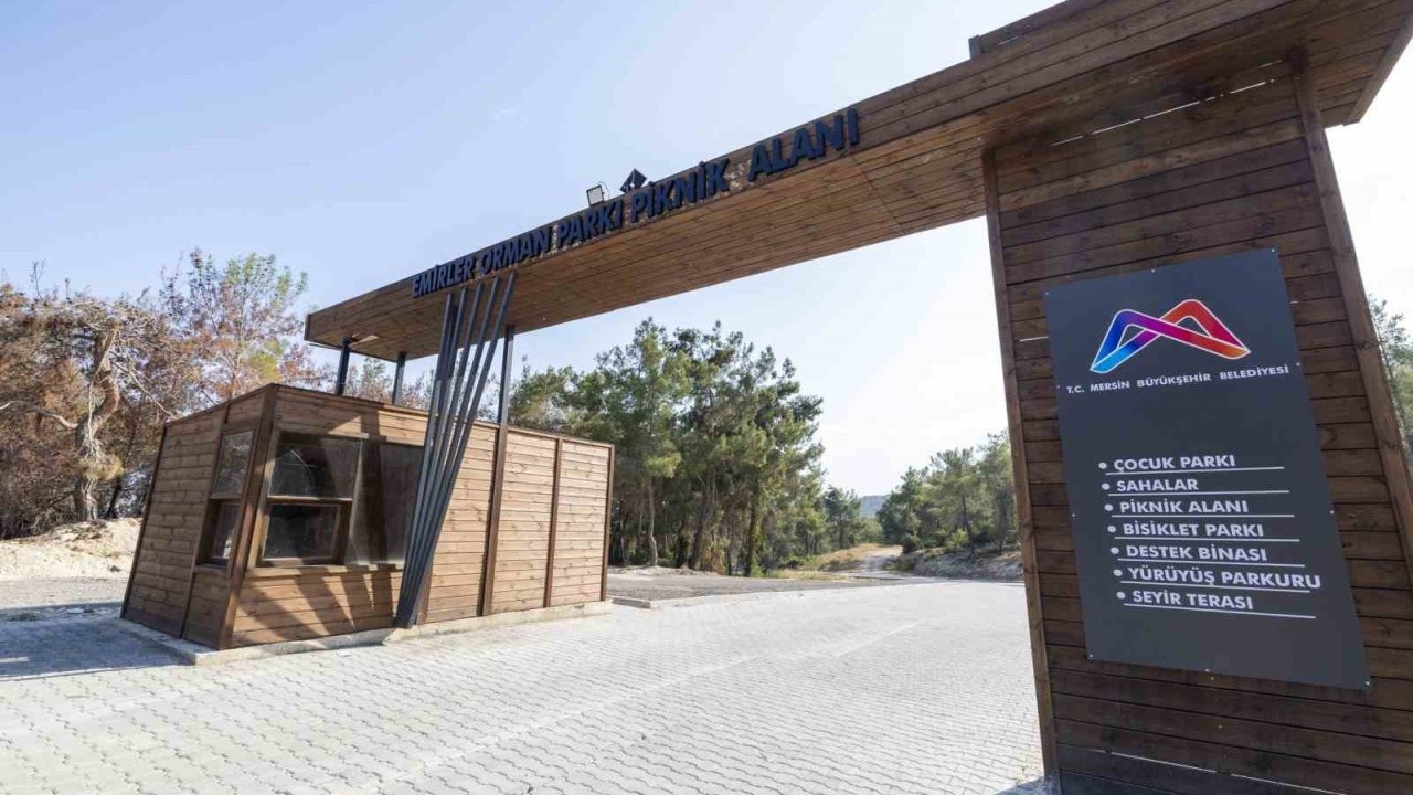 Mersin’de Emirler Orman Parkı Piknik Alanı’nda ateş yakmak yasaklandı