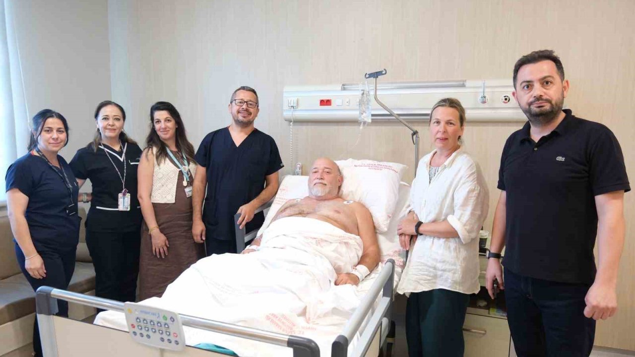 Rus hasta Mersin Şehir Hastanesi’nde sağlığına kavuştu