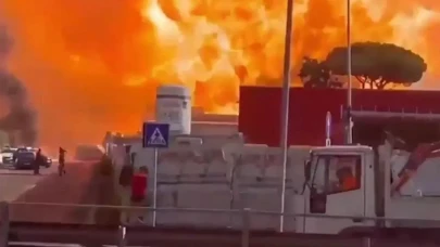 İtalya’da Benzin İstasyonu’nda Patlama!