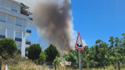 Güzeloba'da Aynı Noktada İkinci Yangın Başladı!