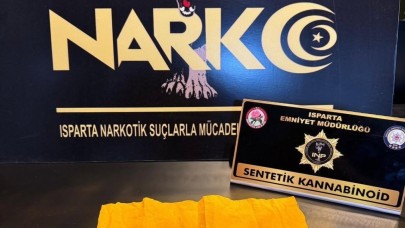 Isparta’da uyuşturucu operasyonunda 2 kişi yakalandı