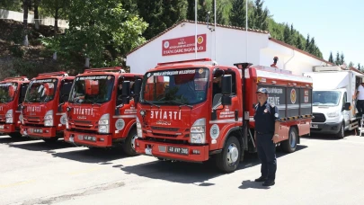 Muğla'da 25 kırsal mahalleye yangın tankeri, 6 mahalleye dar alan itfaiye aracı