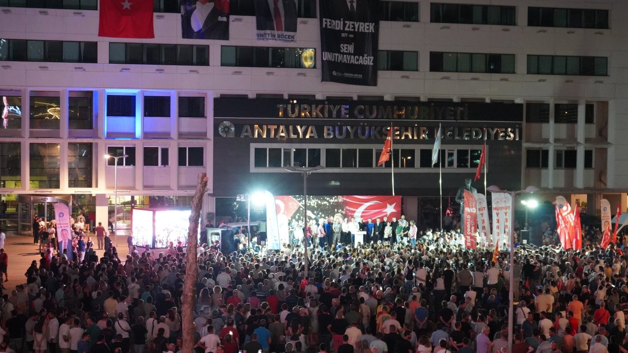 Başkan Böcek'in mektubu okundu