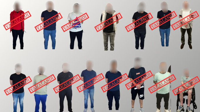 Kırmızı Bültenle Aranan 13 Kişi Yakalanarak Türkiye’ye Getirildi!