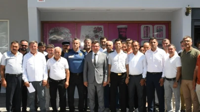 Kaymakam Şahin, muhtarlarla görüştü