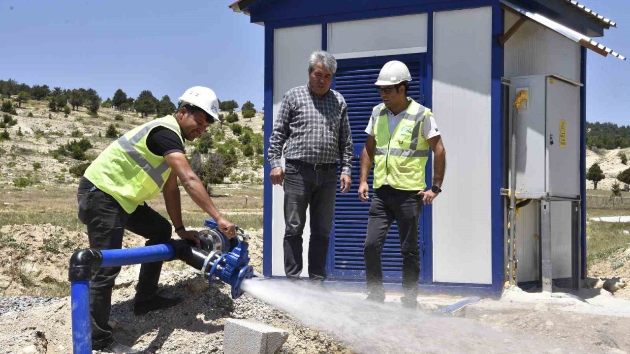 MESKİ, Güzeloluk Mahallesi’nde su teminini güvence altına aldı