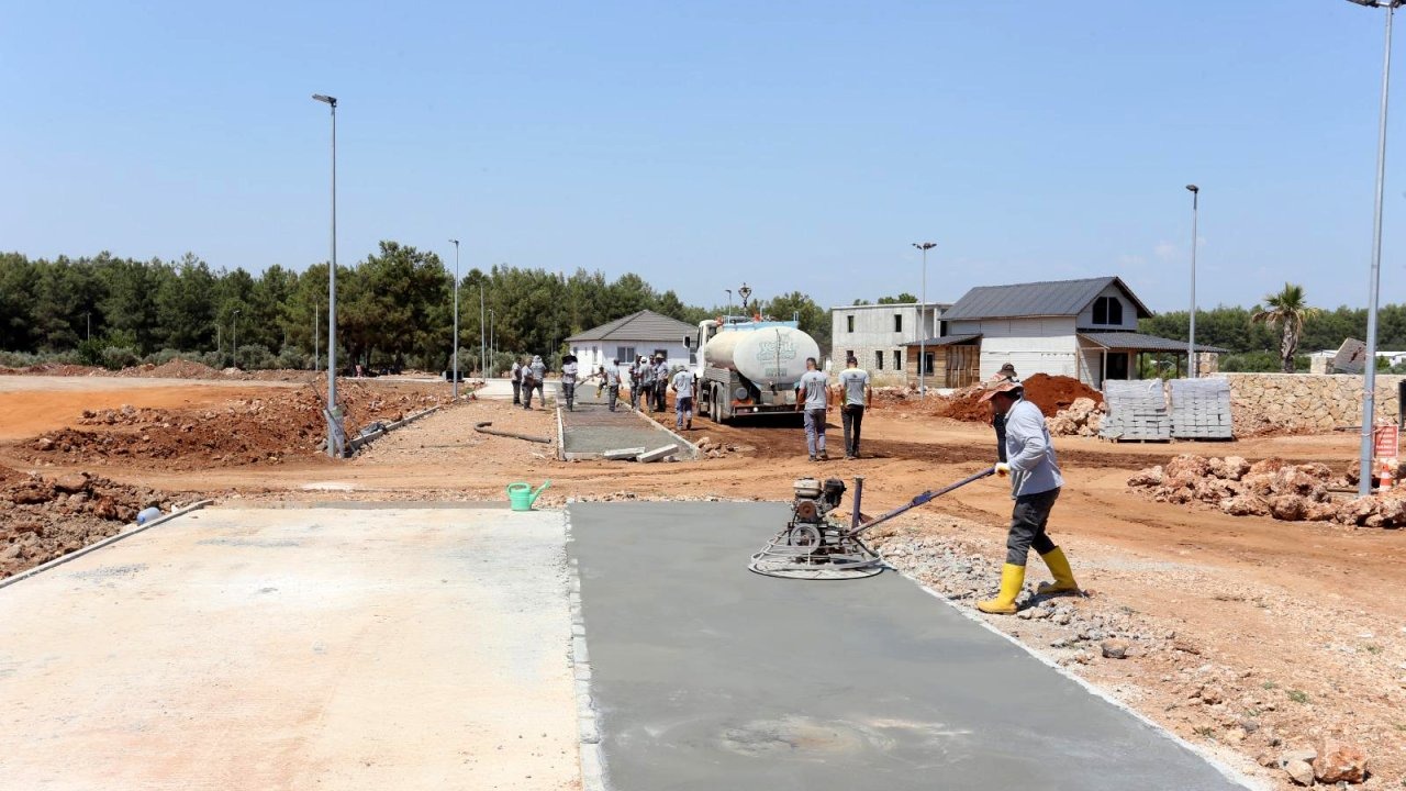 Duacı Gençlik Parkı’nda hummalı çalışma