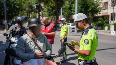 Isparta’da motosiklet denetiminde 137 sürücüye ceza