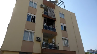 Balkonda çıkan yangın korkuttu