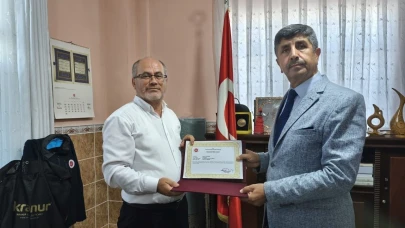 Anamur’da müftülük personeline başarı belgesi