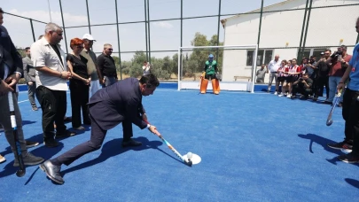 Yatağan çim hokey sahasına kavuştu