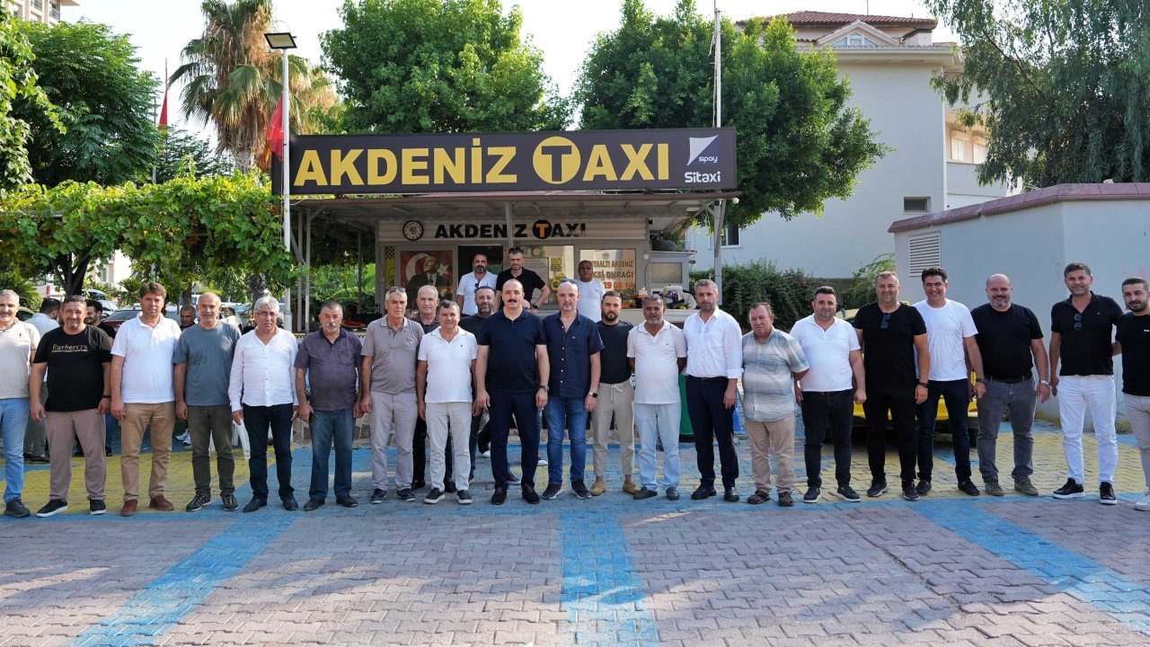 Başkan Kotan taksici esnafına konuk oldu