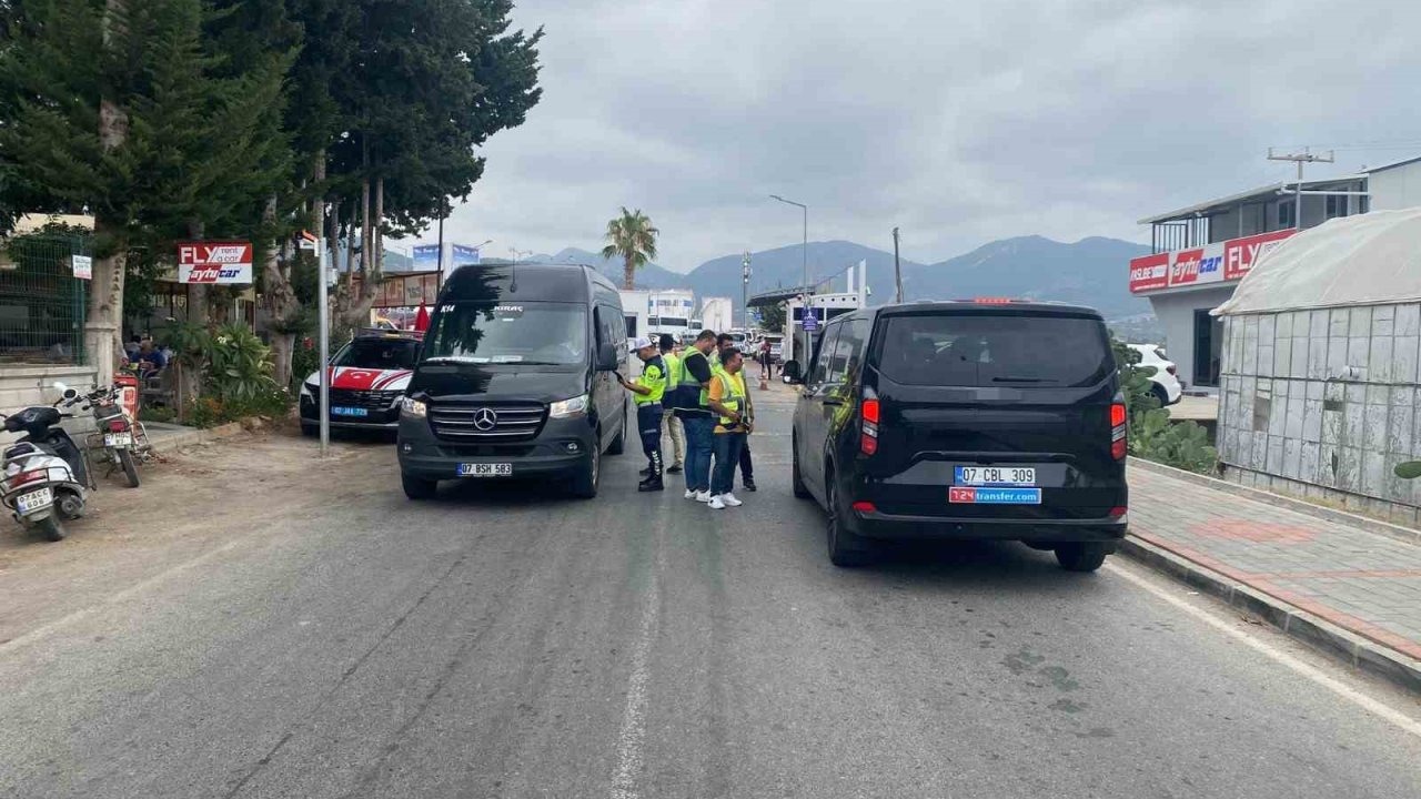 Korsan taşımacılık denetiminde 20 araca ceza yazıldı