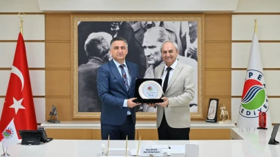 Kaymakam Dervişoğlu'ndan Başkan Kocagöz'e ziyaret