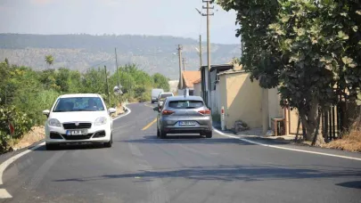 Milas’ta 80 milyonluk yol yatırımı tamamlandı