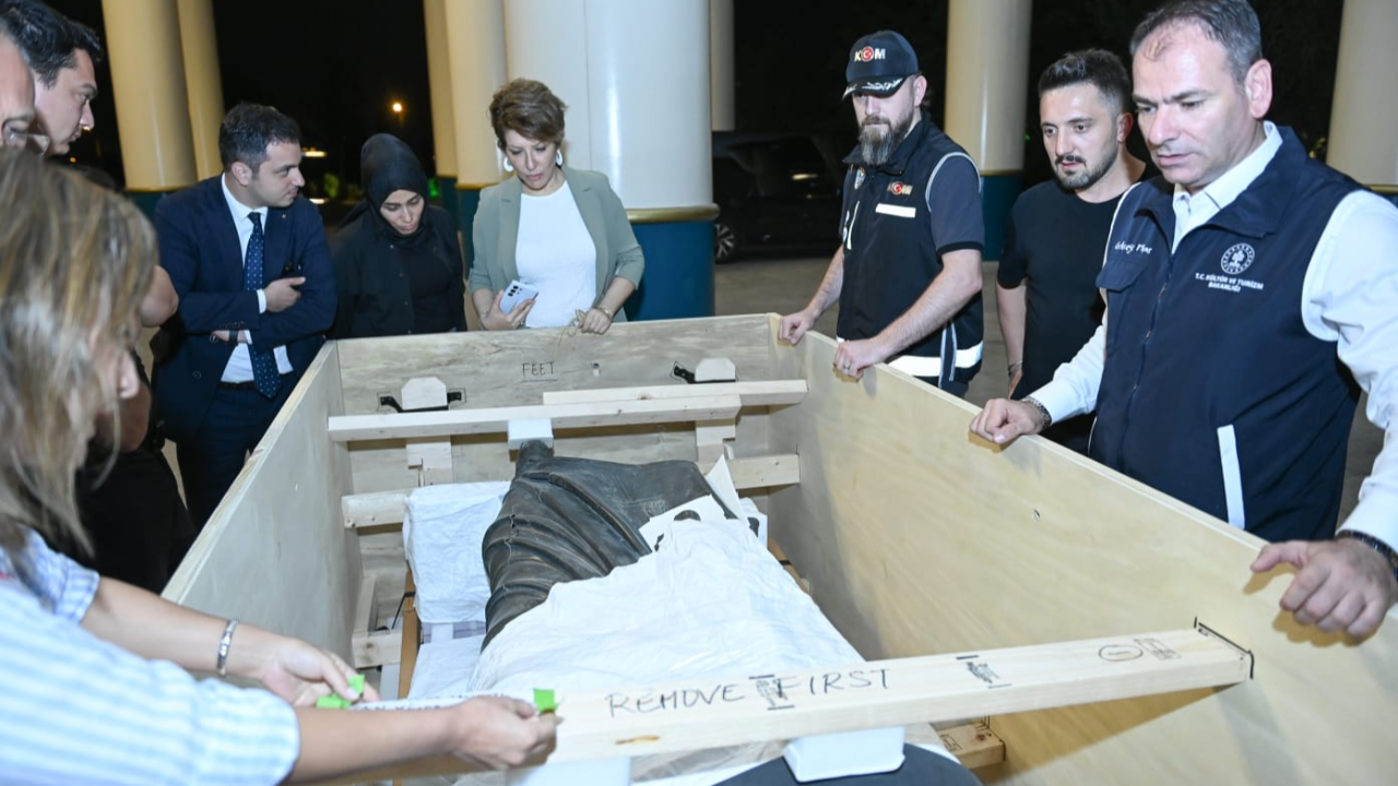 Roma İmparatoruna ait heykel Türkiye'ye geri geldi!