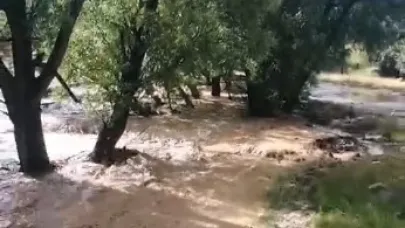 Mersin’de sağanak yağış sele neden oldu