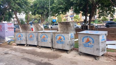 Çöp konteynerları rahatsız ediyor!