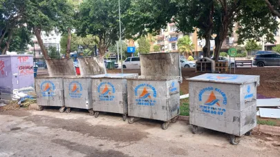 Çöp konteynerları rahatsız ediyor!