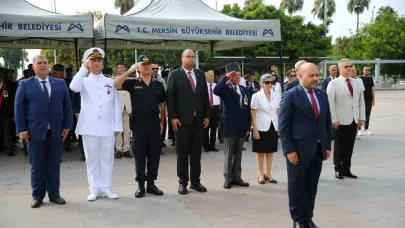 Mersin’de Kıbrıs Barış Harekatı’nın 51. yılı törenle kutlandı