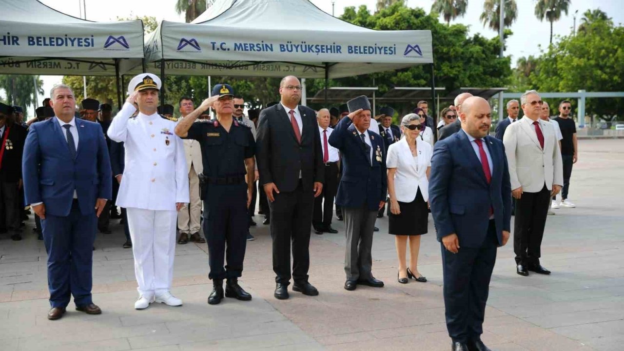 Mersin’de Kıbrıs Barış Harekatı’nın 51. yılı törenle kutlandı