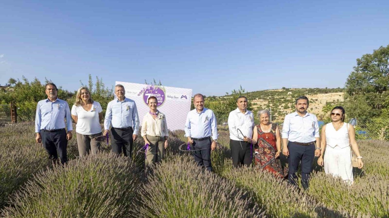 Mersin’de ’7. Lavanta Hasat Şenliği’ düzenlendi