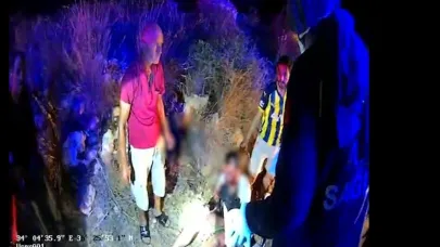 Ayağı janta sıkışan motosiklet sürücüsünü itfaiye kurtardı