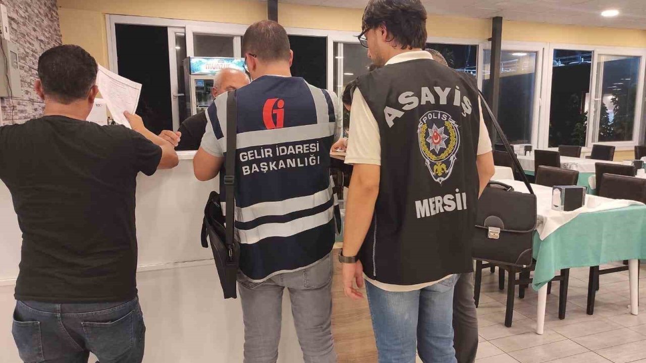 Mersin’de umuma açık iş yerleri denetlendi: 2 milyon 175 bin lira cezai işlem uygulandı