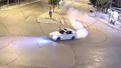 Otomobiliyle drift yapan sürücüye ceza