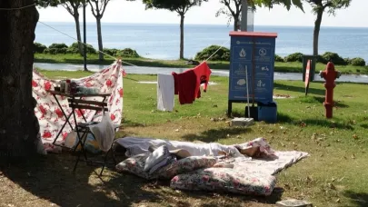 Sahildeki yeşillik alanda yaşayan kişi ölü bulundu