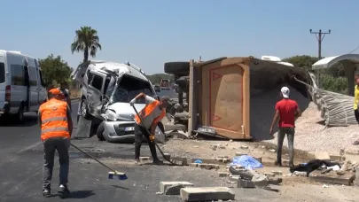 Manavgat'ta kaza: 1 ölü