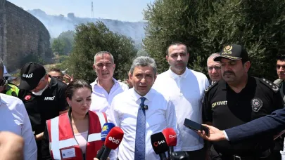 755 işçi yangınlarla mücadele ediyor